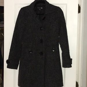 Forever 21 Tweed Coat